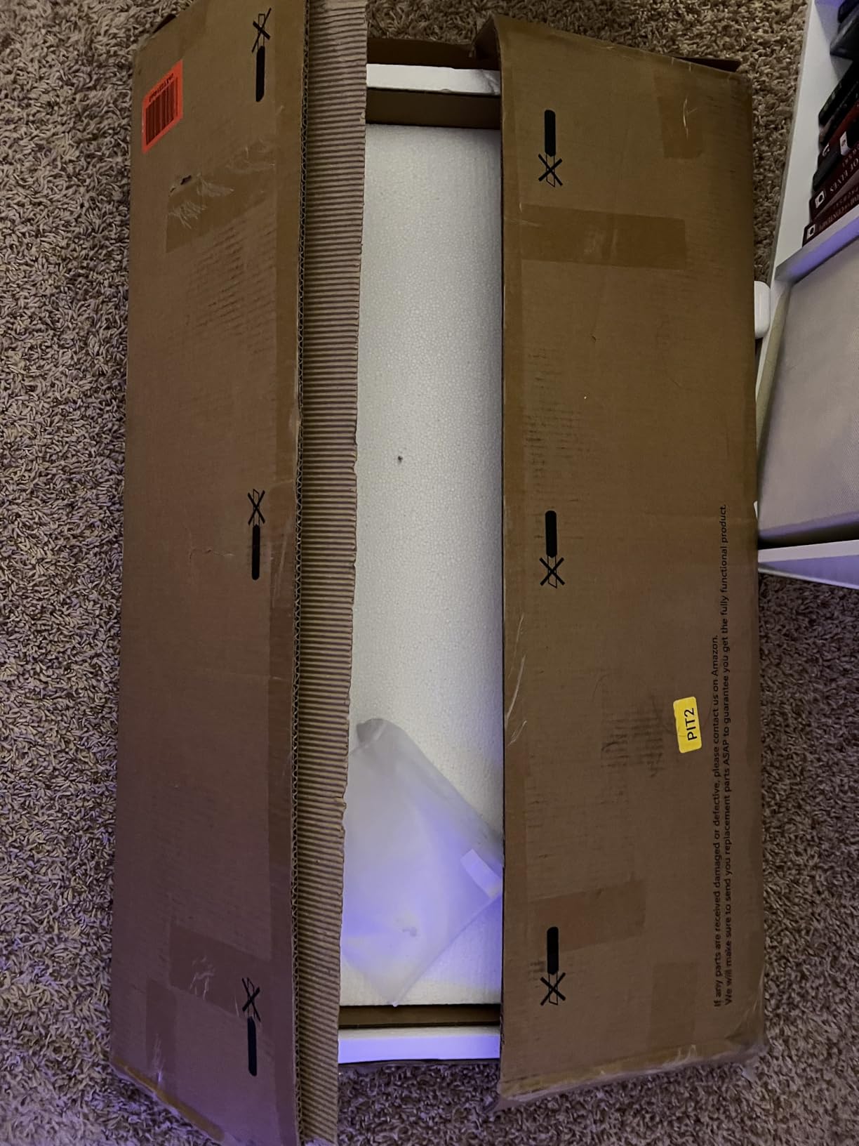 Lufeiya Black Gaming Desk with LED Lights and Power Outlets, 40 Inch Teen Writing Study Table Home Office Desks with Monitor Stand, Computer Desk with Charging Station USB Port, Black - Customer Photo 2