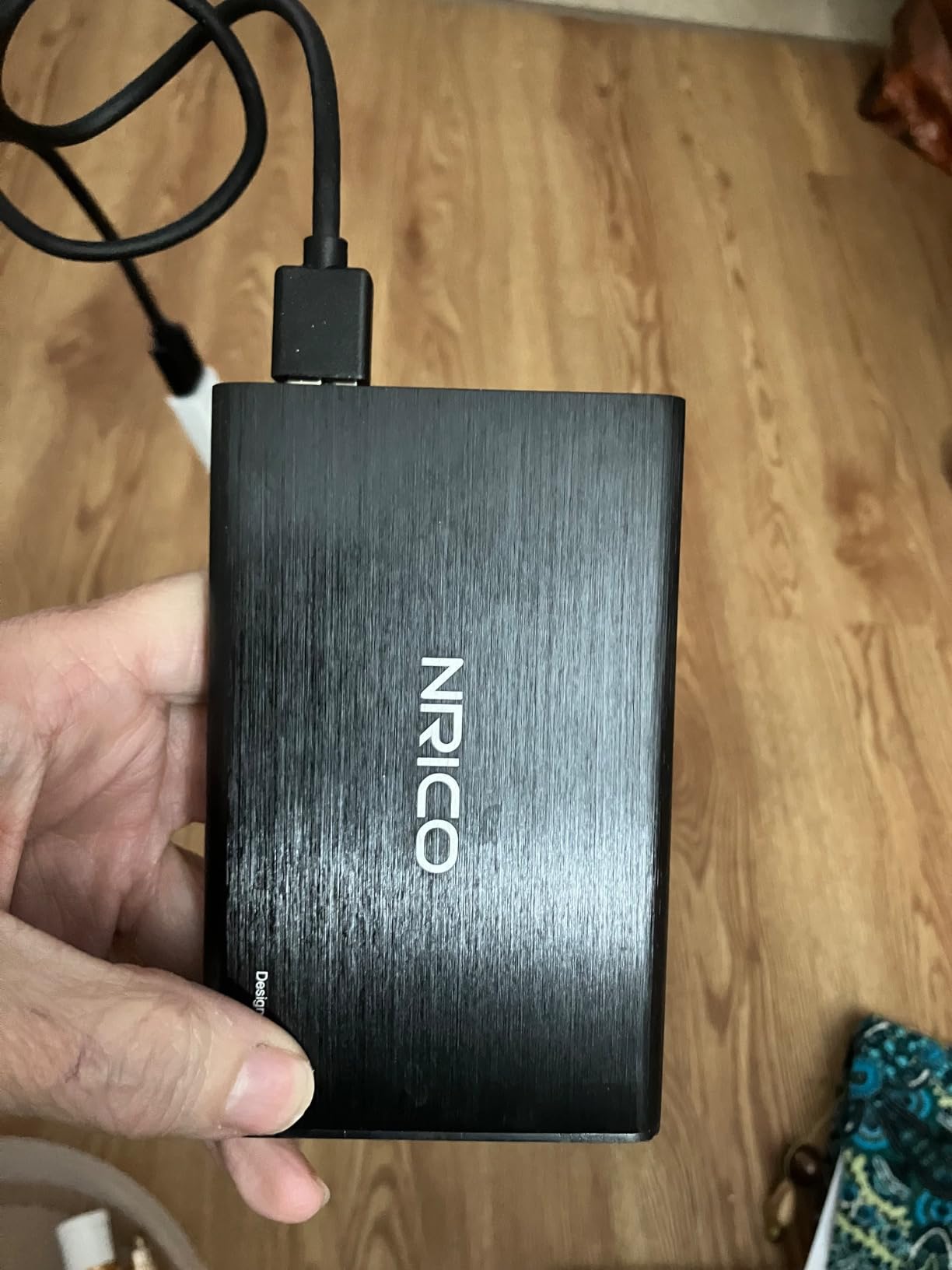 NRICO Ultra Slim 500GB Portable External Hard Drive USB3.0 HDD Storage Compatible for PC, Desktop, Laptop,Mac,PS4, Xbox one (Black, 500, GB) - Customer Photo 3