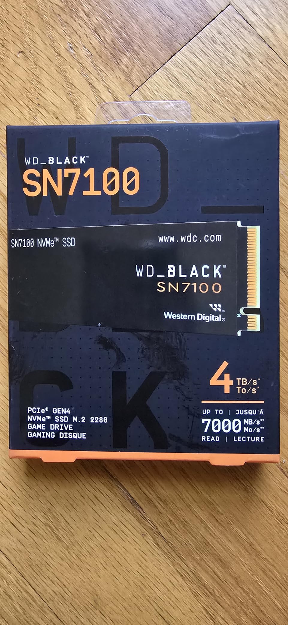 WD_BLACK 2TB SN7100 NVMe SSD Internal Solid State Drive - Gen4 PCIe, M.2 2280, Up to 7,250 MB/s - Customer Photo 1