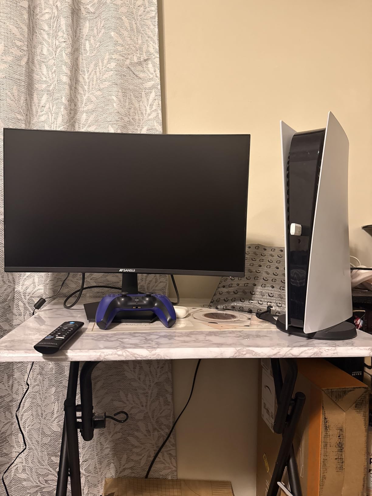 SANSUI 34 Inch 240Hz Ultrawide Curved Gaming Monitor UWQHD 3440×1440, 21:9 2K Curved Monitor 1500R,HDR400,Fast VA, PIP/PBP,AI Crosshair,AIPQ(Visual Enhance),MPRT 1ms,HDMI2.1*2,DP1.4*2(DP Cable Incl.) - Customer Photo 5