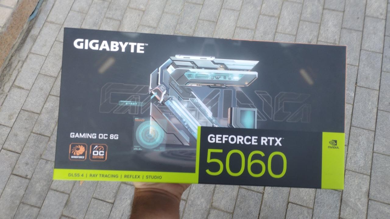 GIGABYTE GeForce RTX 5060 WINDFORCE OC 8G Graphics Card, 8GB 128-bit GDDR7, PCIe 5.0, WINDFORCE Cooling System, GV-N5060WF2OC-8GD Video Card - Customer Photo 2