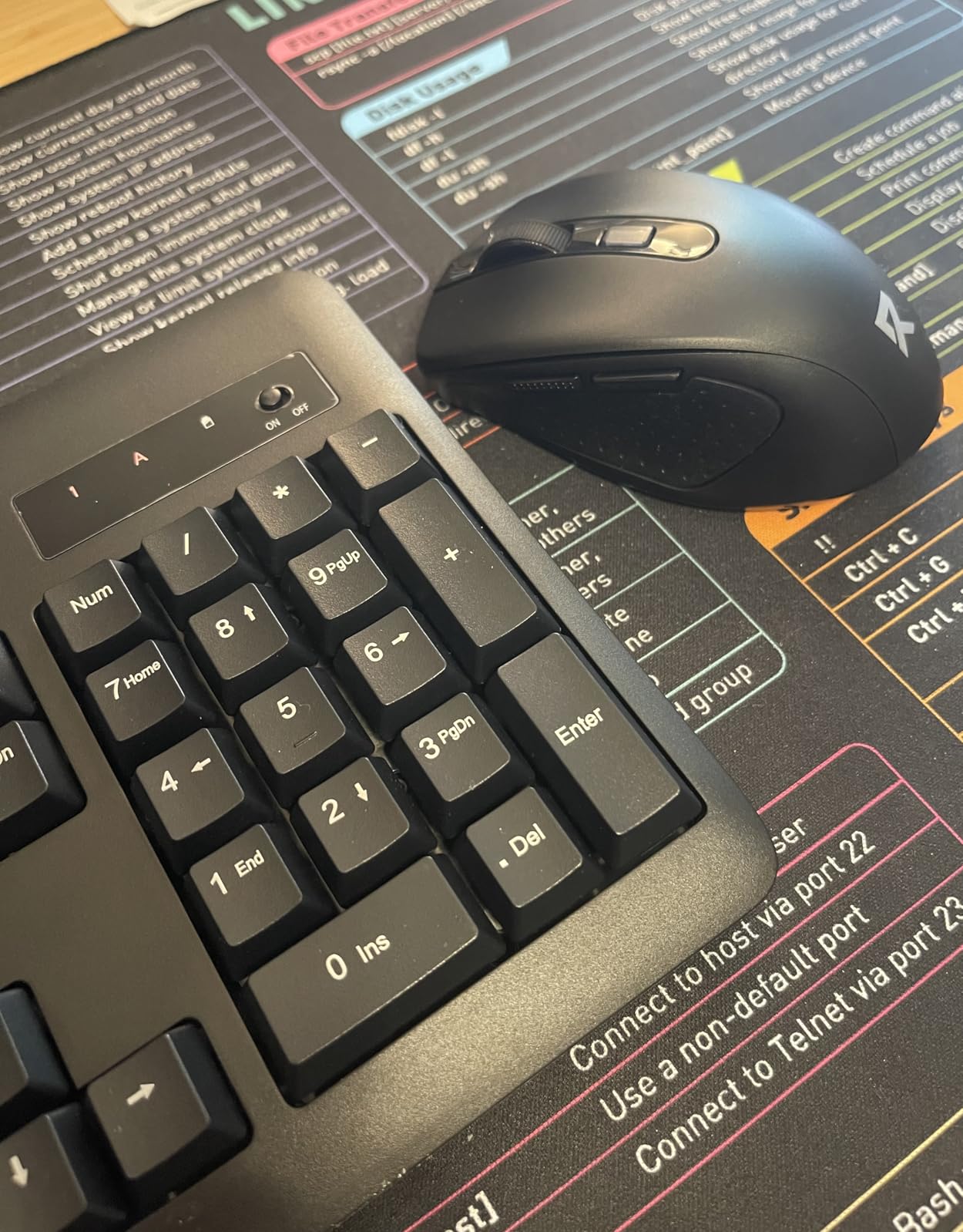 Redragon Wireless Keyboard and Mouse Combo, 2.4G Full-Sized Ergonomic Computer Keyboard and 5 Level DPI Adjustable Wireless Mouse for Windows, Mac OS Desktop/Laptop/PC, BS-7367-B - Customer Photo 4