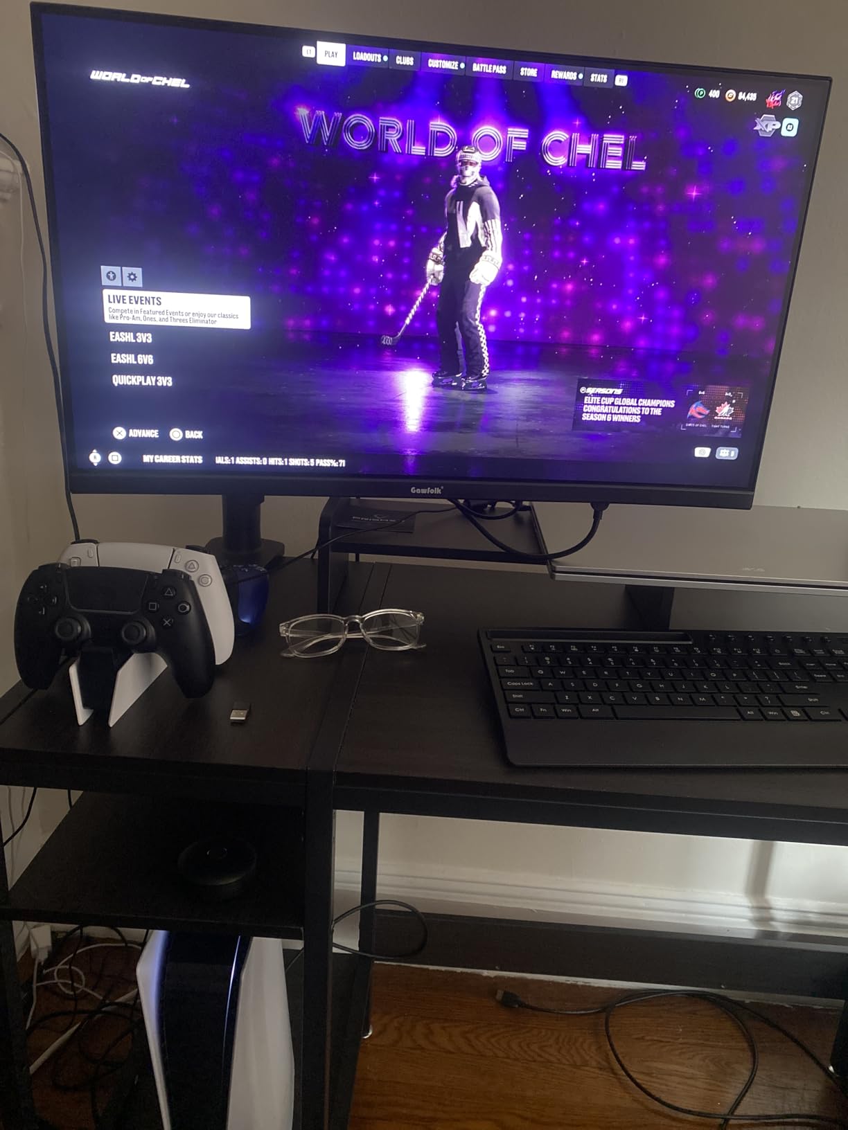 Gawfolk Gaming Monitor 34 inch IPS 120Hz, Ultrawide PC Screen 2560×1080P Ultra-Thin Zero Frame Computer Display for Home Office Business, DP, HDMI, Wall-Mounted, Black - Customer Photo 3