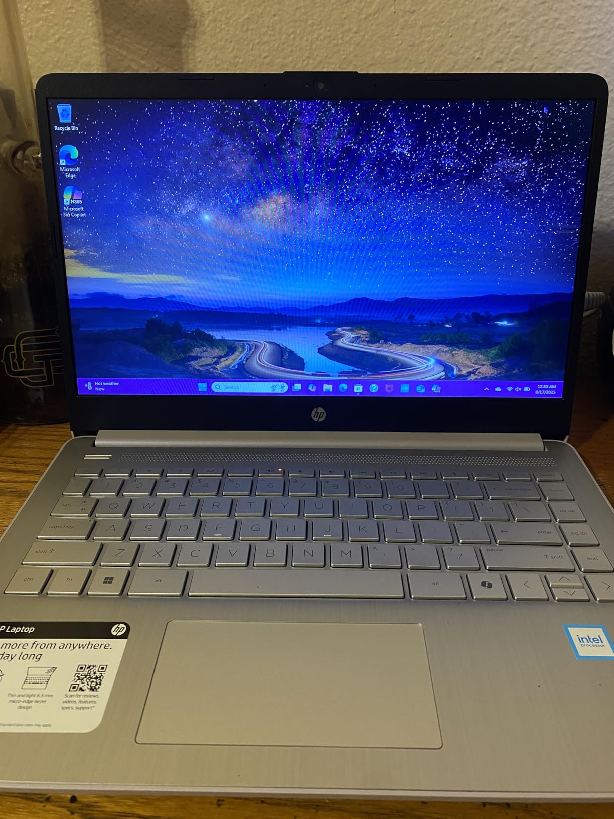 HP 14 Laptop Student Business 2025 Flagship Computer, AI Copilot, 4-Core 13th Gen Intel CPU, 16GB RAM 628GB Storage (128GB UFS+500GB Ext) 1-Yr Office 365 Long Battery HubxcelAccessory Win 11S Lavender Customer Review HP 14 Laptop Student Business 2025 Flagship Computer, AI Copilot, 4-Core 13th Gen Intel CPU, 16GB RAM 628GB Storage (128GB UFS+500GB Ext) 1-Yr Office 365 Long Battery HubxcelAccessory Win 11S Lavender - Customer Photo 4