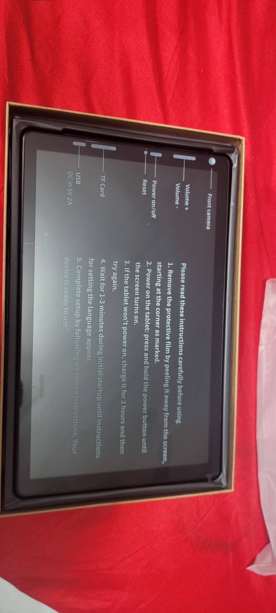 Tablet 10 Inch Android 15 OS GMS Certified Tablets PC 1.8 GHz 5-Core 16 (3+13) GB RAM 32 GB ROM 1 TB Expandable 1280x800 HD IPS Touch Screen 5000 mAh WiFi 6 Bluetooth 5.4 Dual Camera 2025 (Black) - Customer Photo 2