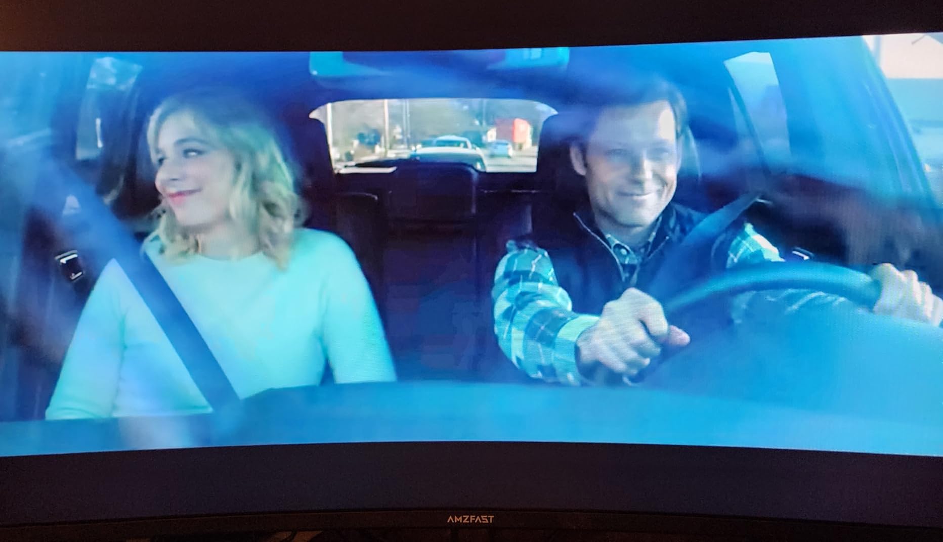 Amzfast 49 Inch Curved Monitor 120Hz DQHD 5120x1440p Ultrawide Gaming Monitor, 120% sRGB, 1500R, 1ms MPRT, HDR10, Adaptive Sync, PIP/PBP, Height Adjustable, HDMI 2.0/DP 1.4, VESA 75x75, AMZG49C7U - Customer Photo 1