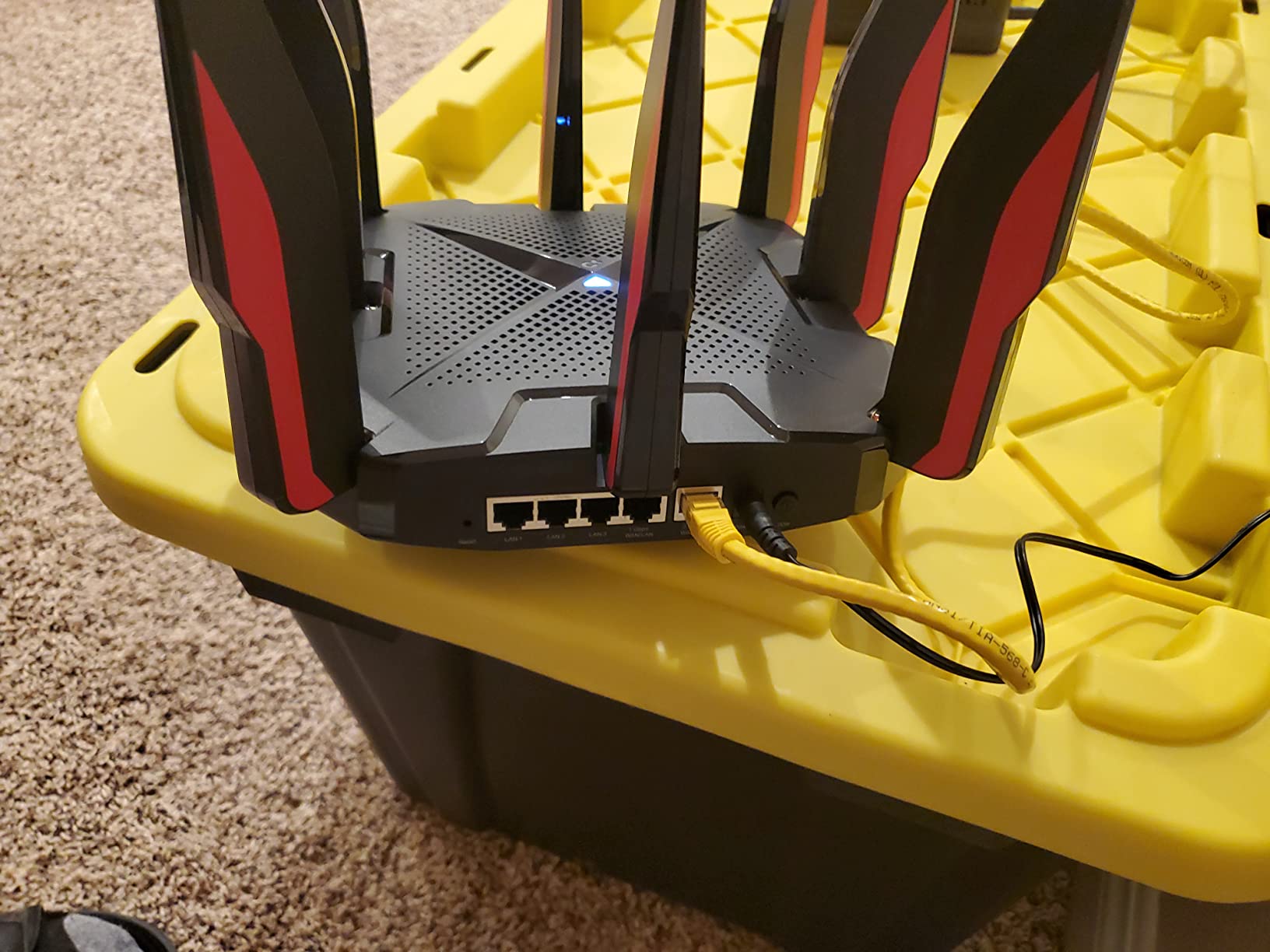 TP-Link Dual-Band BE6500 WiFi 7 Gaming Router Archer GE400 | 6-Stream 6.5 Gbps | 2 x 2.5G + 3 x 1G | Game Acceleration, Dedicated Gaming Port & Panel, RGB Lighting | Easymesh, Homeshield | No 6 GHz - Customer Photo 3