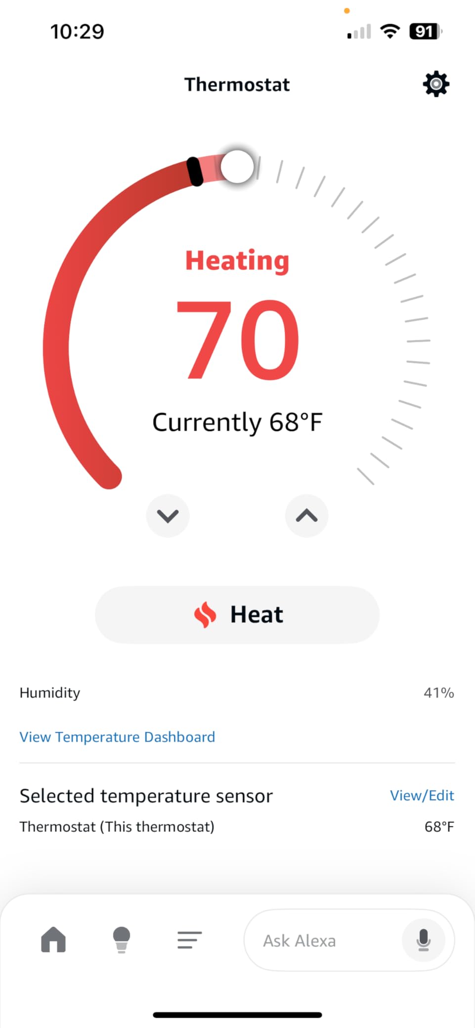 Amazon Smart Thermostat – Save money and energy - Works with Alexa and Ring - C-wire required Customer Review Amazon Smart Thermostat – Save money and energy - Works with Alexa and Ring - C-wire required - Customer Photo 2