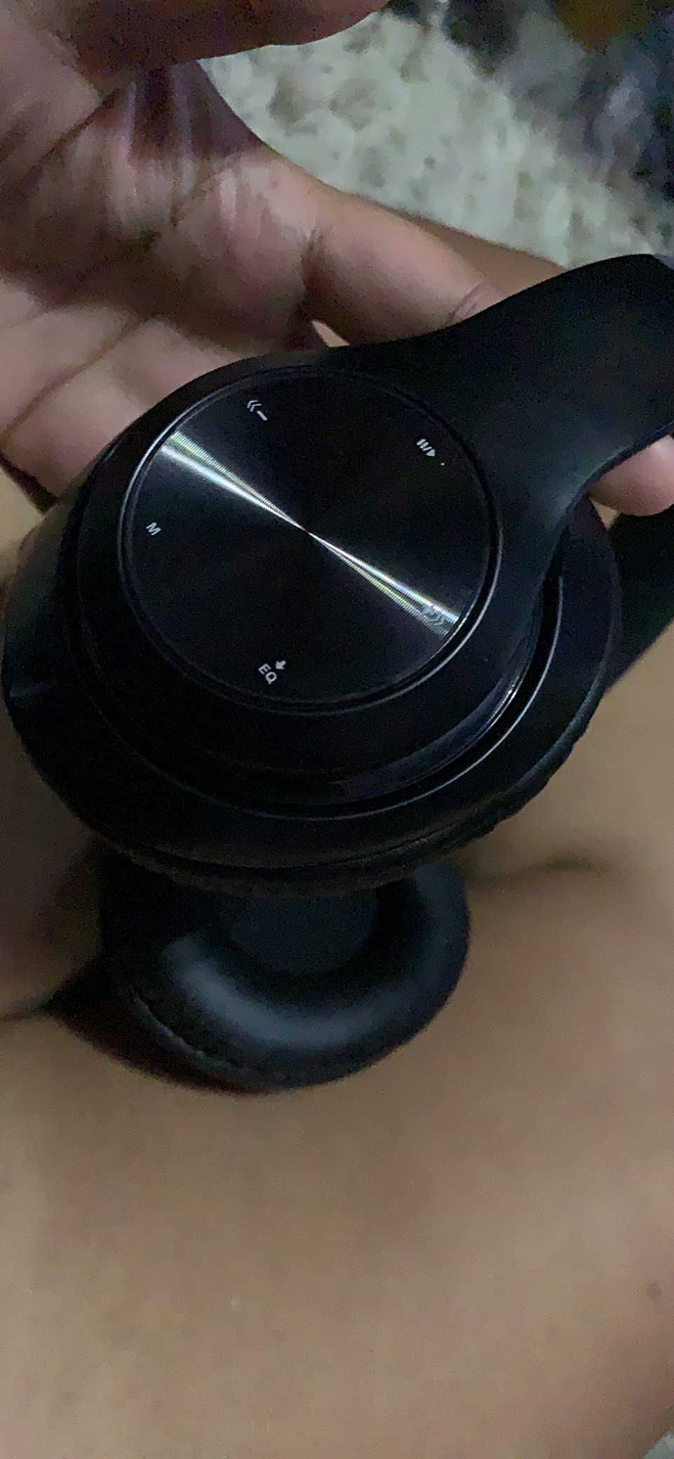 Bluetooth Headphones Over Ear, 60 Hours Playtime Foldable Headphones Wireless Bluetooth Hi-Fi Stereo Deep Bass with 6 EQ Modes, Adjustable Lightweight Headset with Microphone, FM, SD/TF for Adults - Customer Photo 2