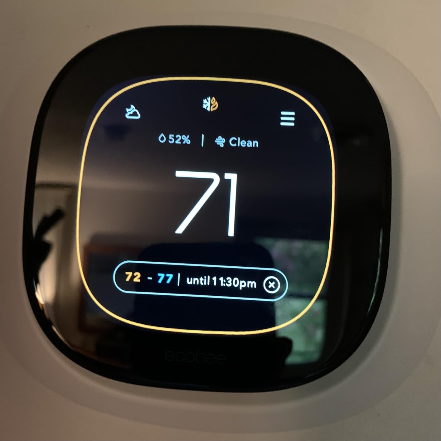 ecobee Smart Thermostat Premium with Smart Sensor and Air Quality Monitor - Programmable Wifi Thermostat - Works with Siri, Alexa, Google Assistant Customer Review ecobee Smart Thermostat Premium with Smart Sensor and Air Quality Monitor - Programmable Wifi Thermostat - Works with Siri, Alexa, Google Assistant - Customer Photo 2