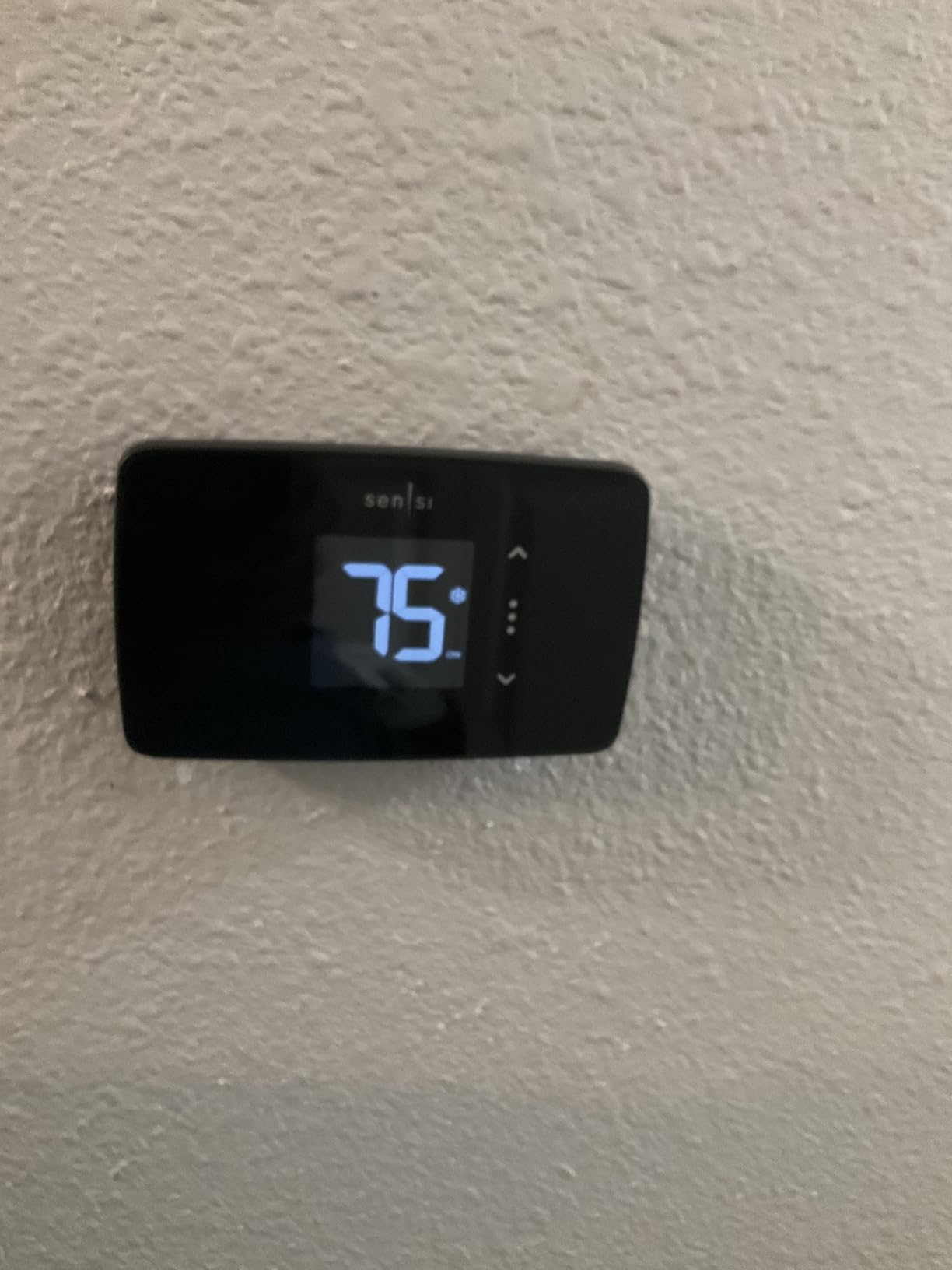 Sensi Lite Smart Thermostat, Data Privacy, Programmable, Wi-Fi, Easy DIY, Works With Alexa, Energy Star Certified, ST25, Most Systems C-Wire Not Required, Except On Heat/Cool Only and Heat Pump System Customer Review Sensi Lite Smart Thermostat, Data Privacy, Programmable, Wi-Fi, Easy DIY, Works With Alexa, Energy Star Certified, ST25, Most Systems C-Wire Not Required, Except On Heat/Cool Only and Heat Pump System - Customer Photo 2