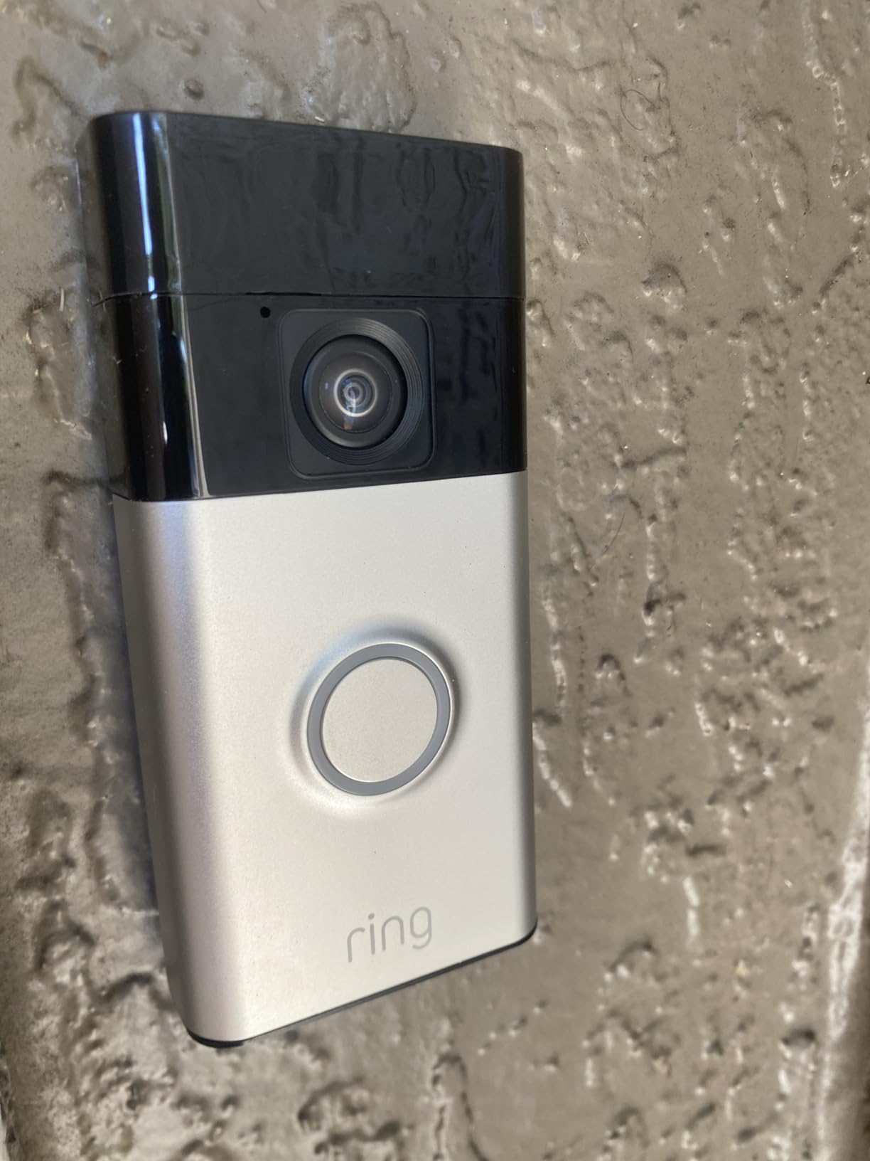 Ring Battery Doorbell | Home or business security with Head-to-Toe Video, Live View with Two-Way Talk, and Motion Detection & Alerts, Satin Nickel - Customer Photo 1