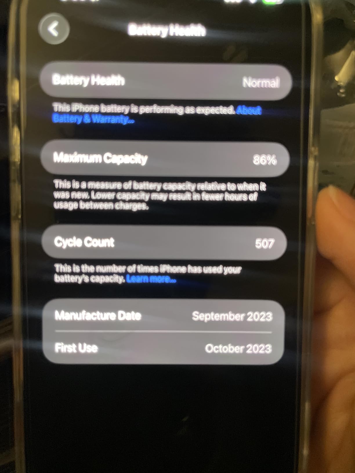 Apple iPhone 15 Pro Max, 256GB, Black Titanium - Unlocked (Renewed) - Customer Photo 1