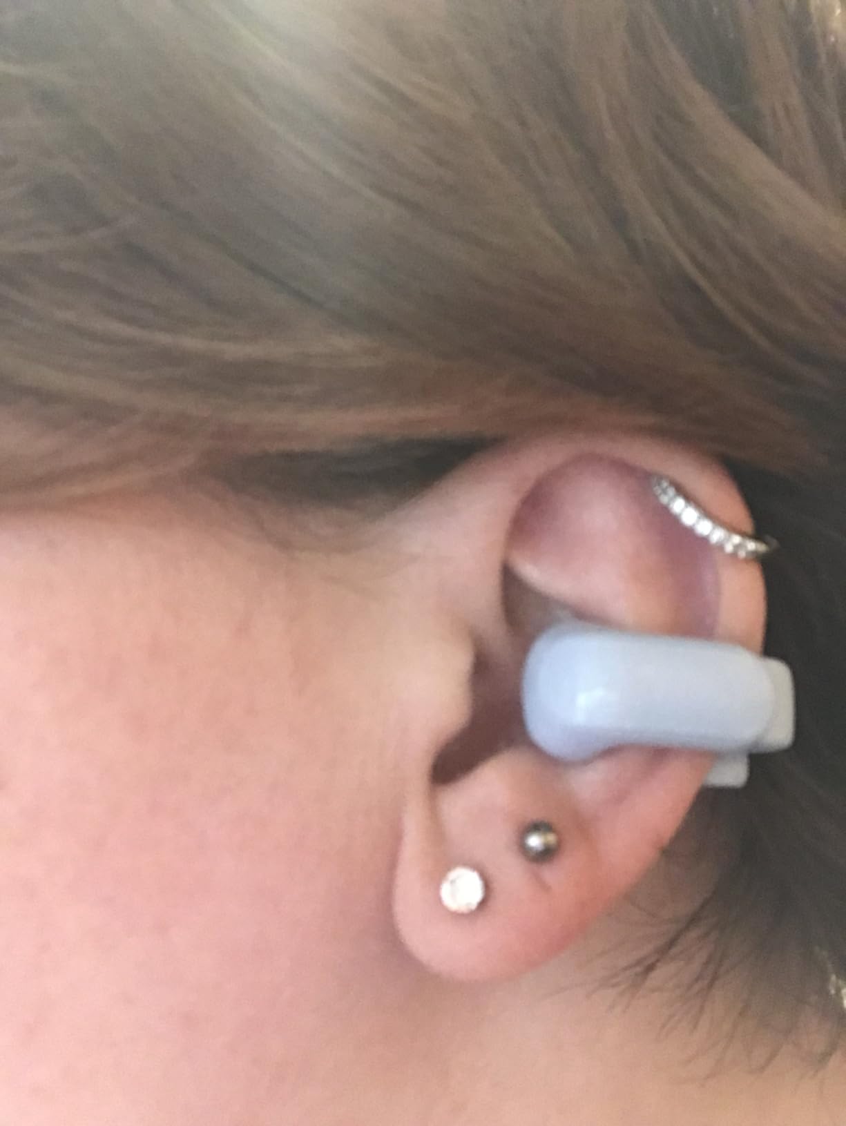 Bose Ultra Open Earbuds - Bluetooth Open Ear Earbuds with OpenAudio for Awareness, Clip-On Design for Comfort, Water Resistant, Up to 48 Hrs of Playtime, Black - Customer Photo 2