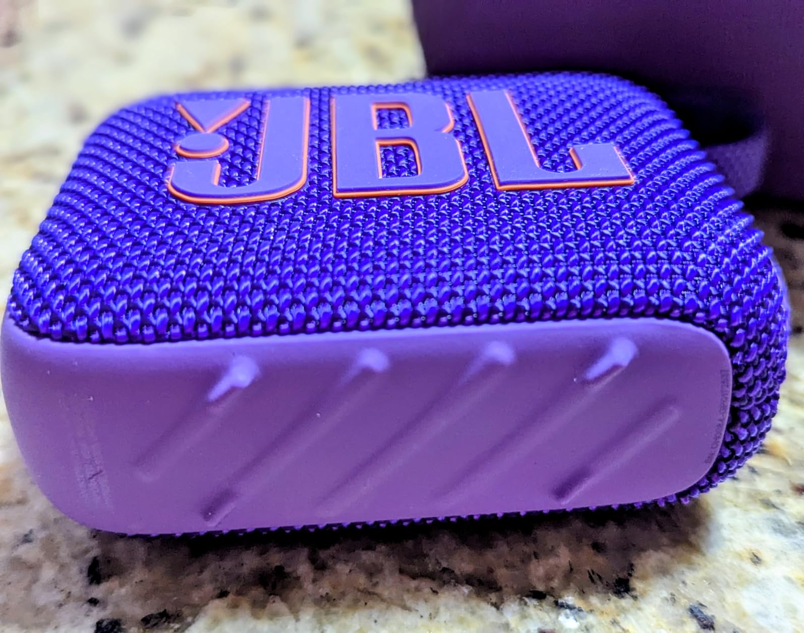 JBL Go 4 - Ultra-Portable, Waterproof and Dustproof Bluetooth Speaker, Big Pro Sound with Punchy bass, 7-Hour Built-in Battery, Made in Part with Recycled Materials (Black) - Customer Photo 3