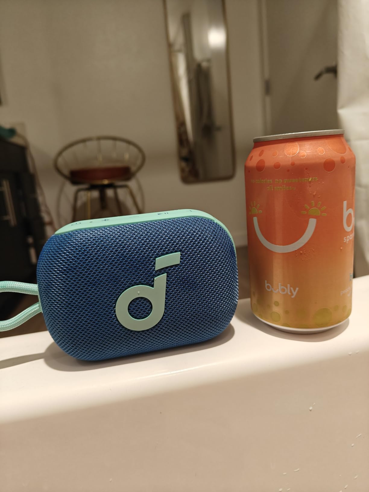 Soundcore Select 4 Go Bluetooth Shower Speaker by Anker, IP67 Waterproof/Dustproof, Ultra-Portable Speaker, Wireless, 20H Playtime, Floatable, Powerful Sound, Electronics for Outdoors/Home/Travel - Customer Photo 4