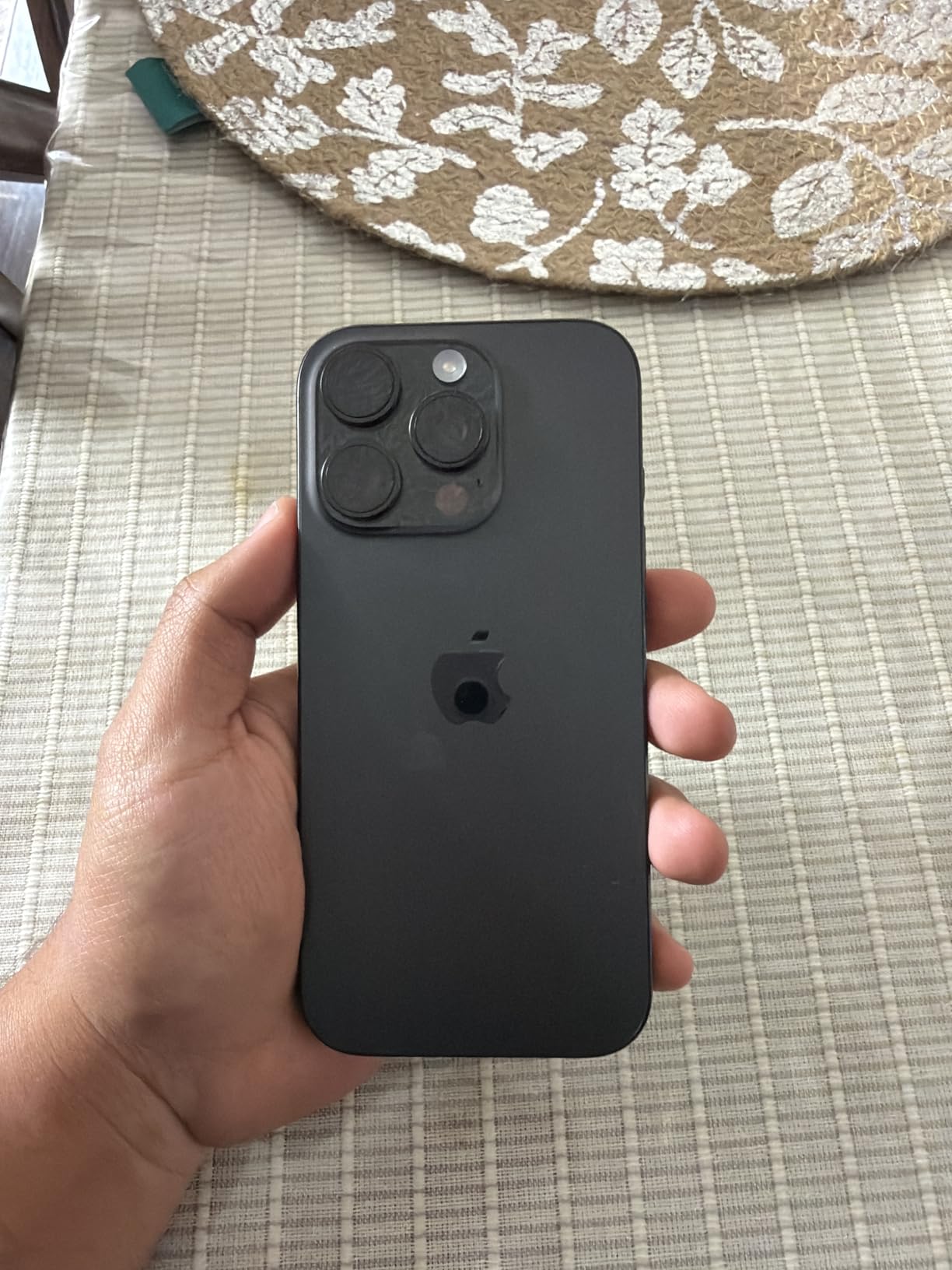 Apple iPhone 16 Pro, US Version, 128GB, Black Titanium - for AT&T (Renewed) - Customer Photo 1