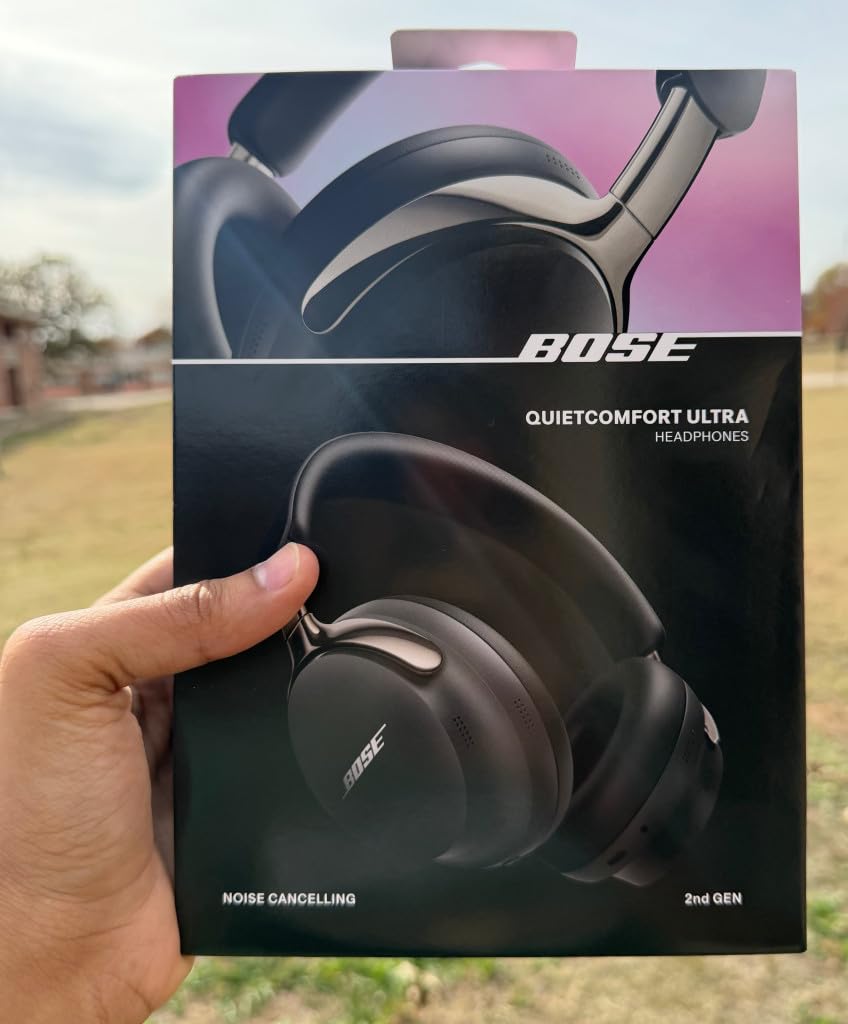 New QuietComfort Ultra Bluetooth Headphones (2nd Gen), Wireless Headphones with Spatial Audio, Over Ear Noise Cancelling with Mic, Up to 30 Hours of Play time, Black - Customer Photo 1