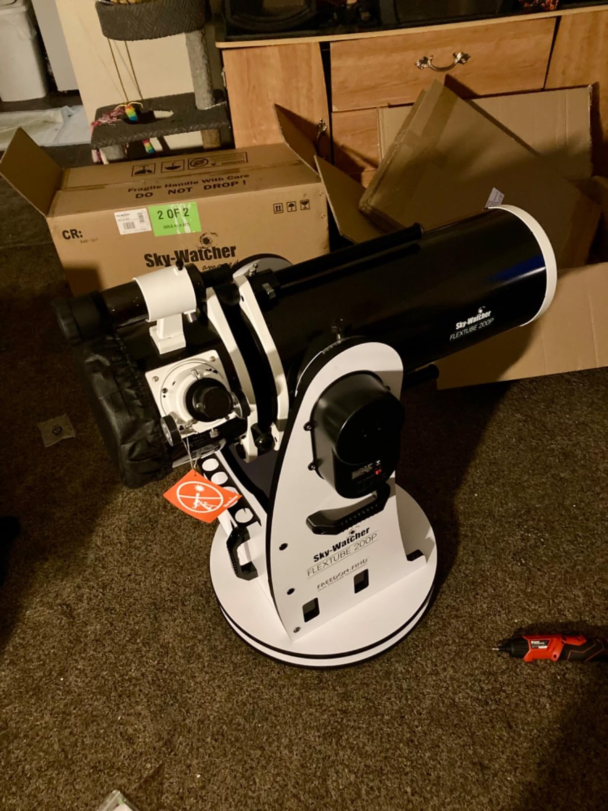 Sky-Watcher Flextube 350P SynScan GoTo Collapsible Dobsonian 14-inch customer photo 1