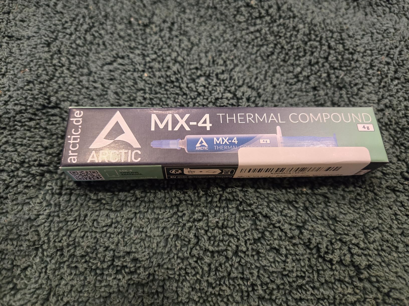 ARCTIC MX-4 (4 g) - Premium Performance Thermal Paste for All Processors (CPU, GPU - PC, PS4, Xbox), Very high Thermal Conductivity, Long Durability, Safe Application, Non-Conductive, Non-capacitive customer photo 2