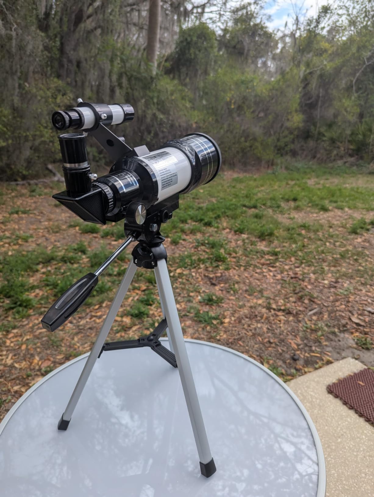 Telescope for Adults & Kids, 70mm Aperture Refractor (15X-150X) Portable Travel Telescope with Phone Adapter customer photo 2