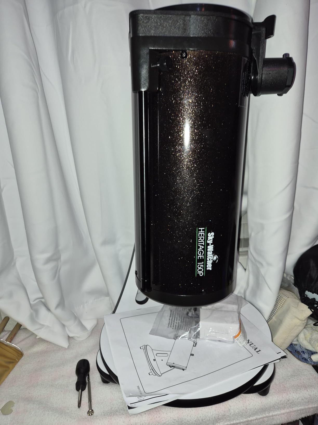 Sky-Watcher Heritage 150 Tabletop Dobsonian Telescope - Perfect for Beginners, Easy Setup, Portable, and Fun (S11710) customer photo 1